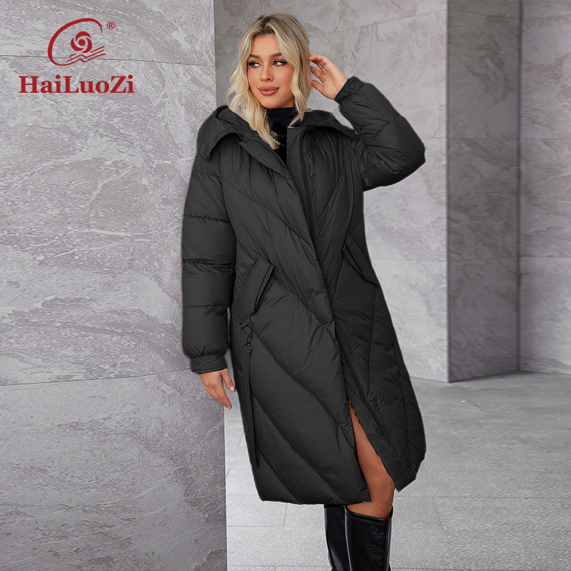 HaiLuoZi 2024 Women's Winter P - Women'S Fashion Parka บทวิจารณ์และราคา