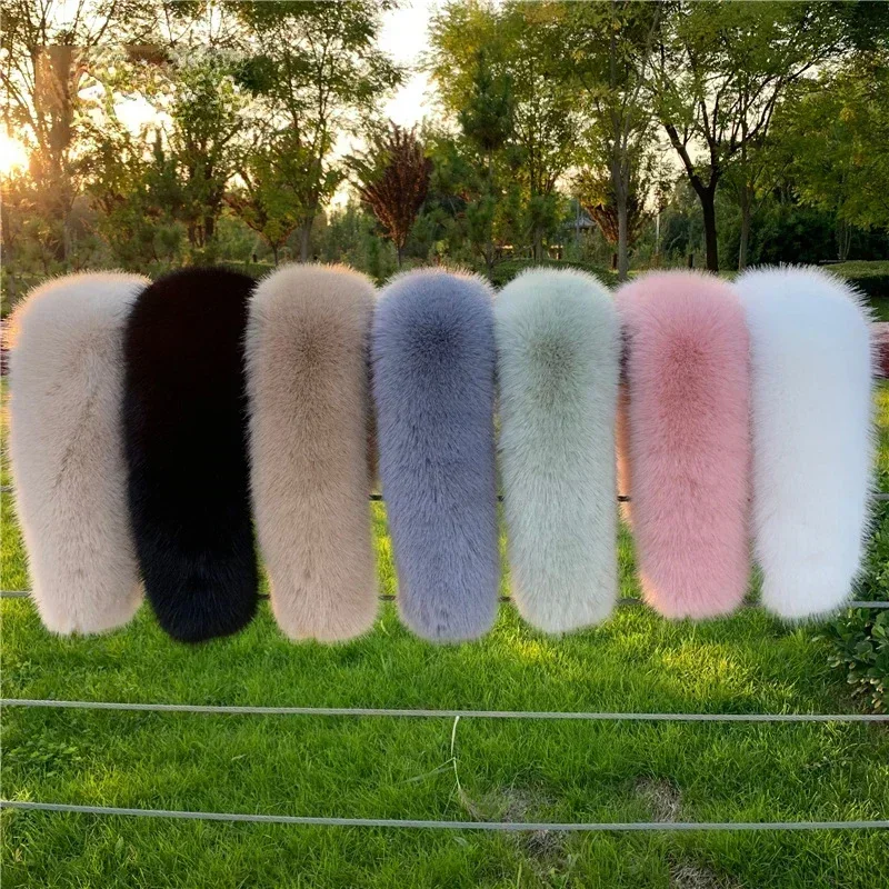 Women Faux Fox Fur Collar Shaw - Women'S Fashion Parka บทวิจารณ์และราคา