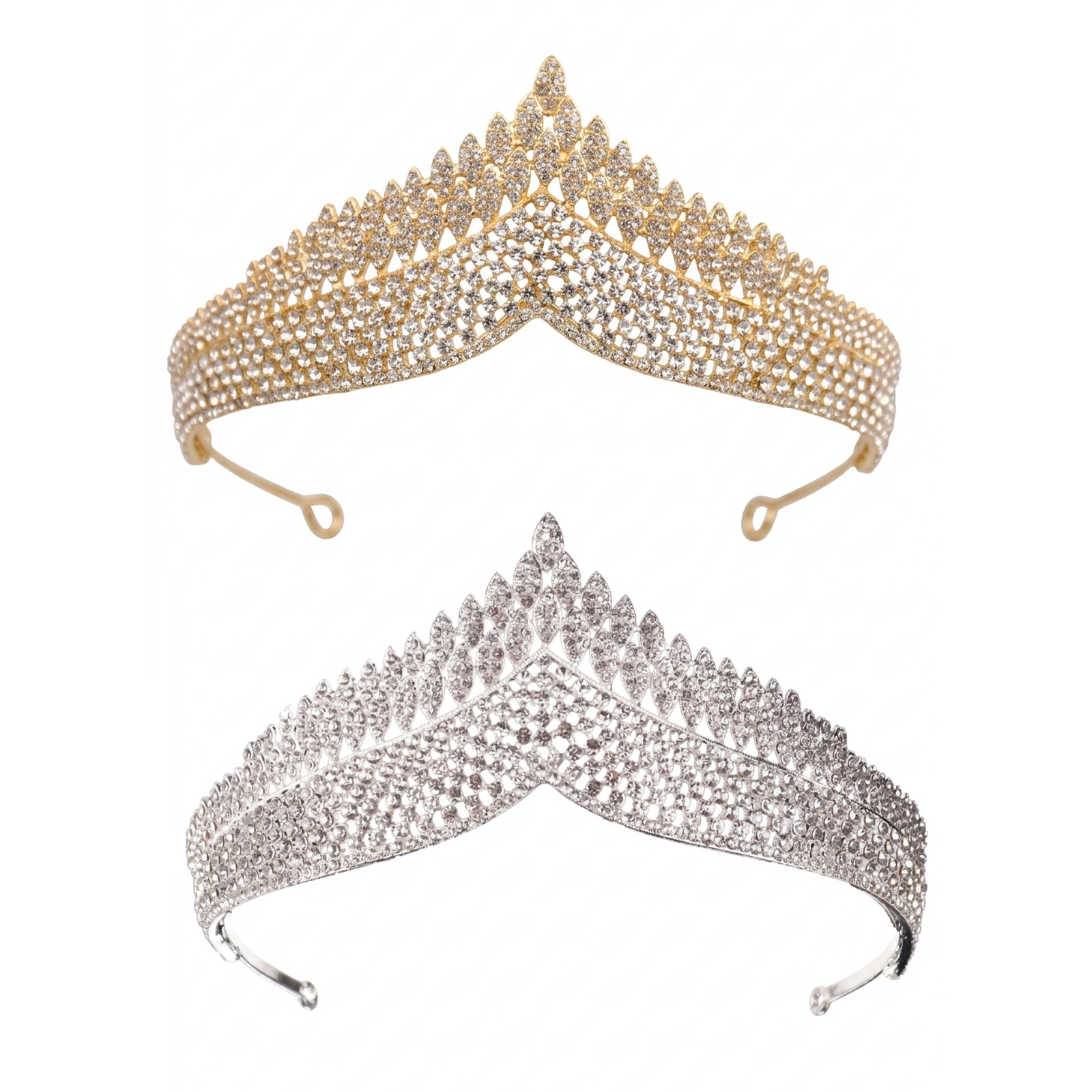 Crystal Tiara-Bridal Hairpiece - Women Fashion Designers บทวิจารณ์และราคา