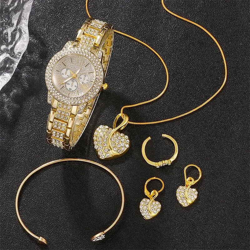 Women's Quartz Watch Gold Luxu - Women'S Fashion Gifts บทวิจารณ์และราคา
