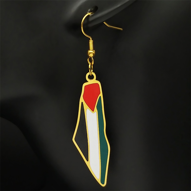 Arabic Enamel Palestine Map Ho - Women'S Fashion Guide บทวิจารณ์และราคา