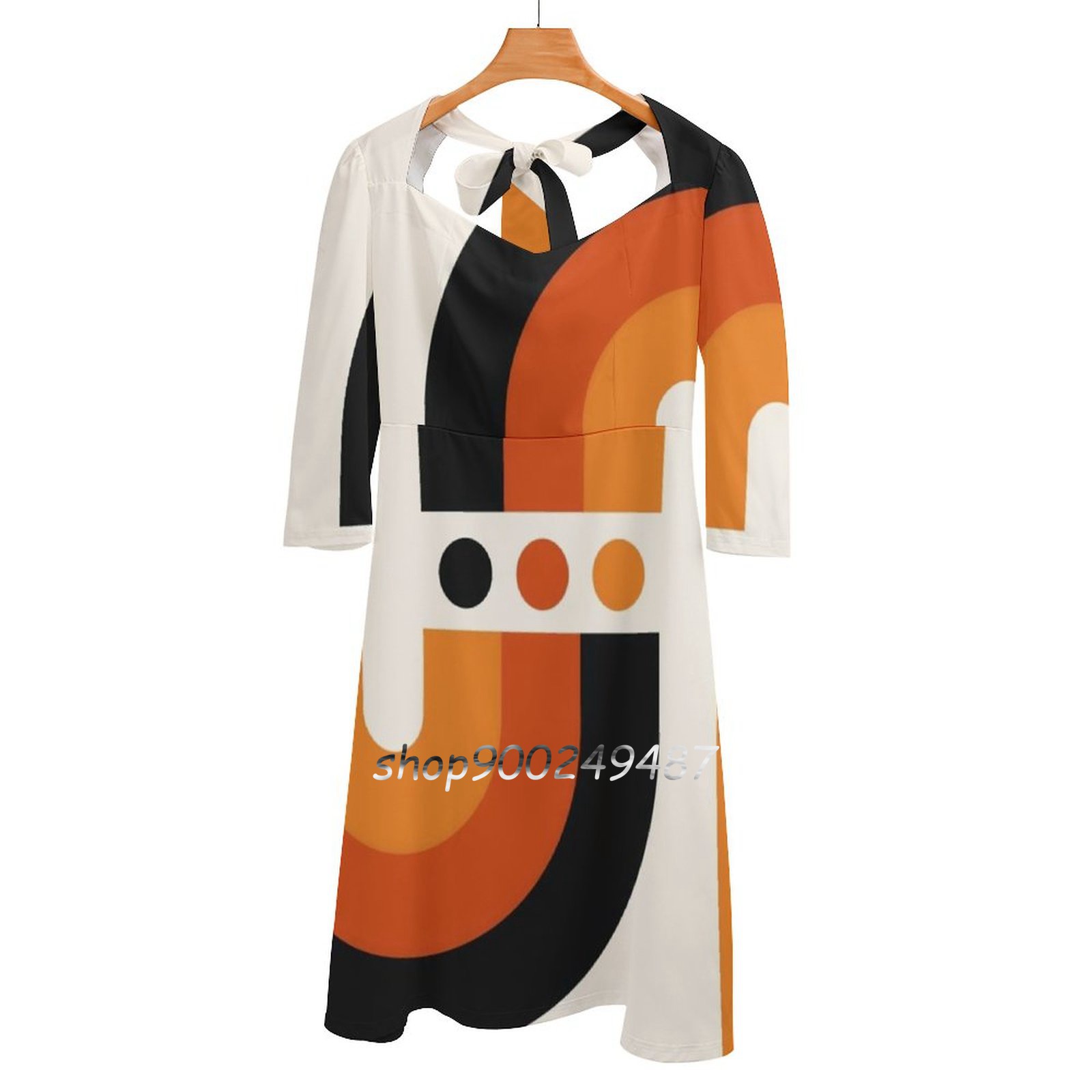 Sunset Rainbow Flare Dress Squ - Women'S Fashion Of The 60S บทวิจารณ์และราคา