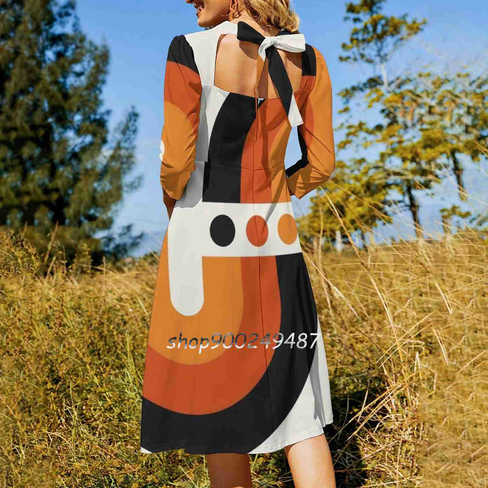 Sunset Rainbow Flare Dress Squ - Women'S Fashion Of The 60S บทวิจารณ์และราคา