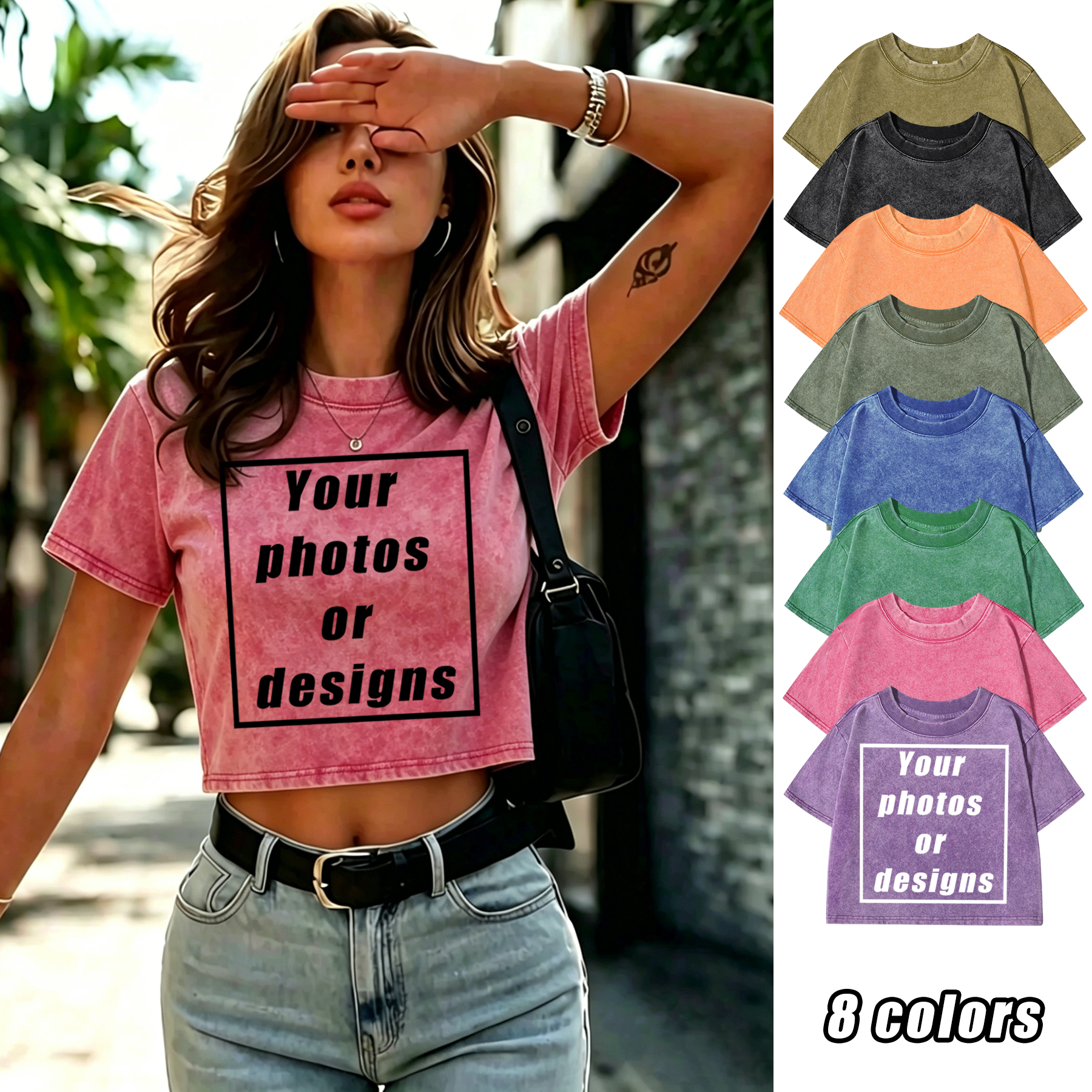 Custom Graphic Logo Retro T Sh - Women'S Fashion Graphic Tees บทวิจารณ์และราคา