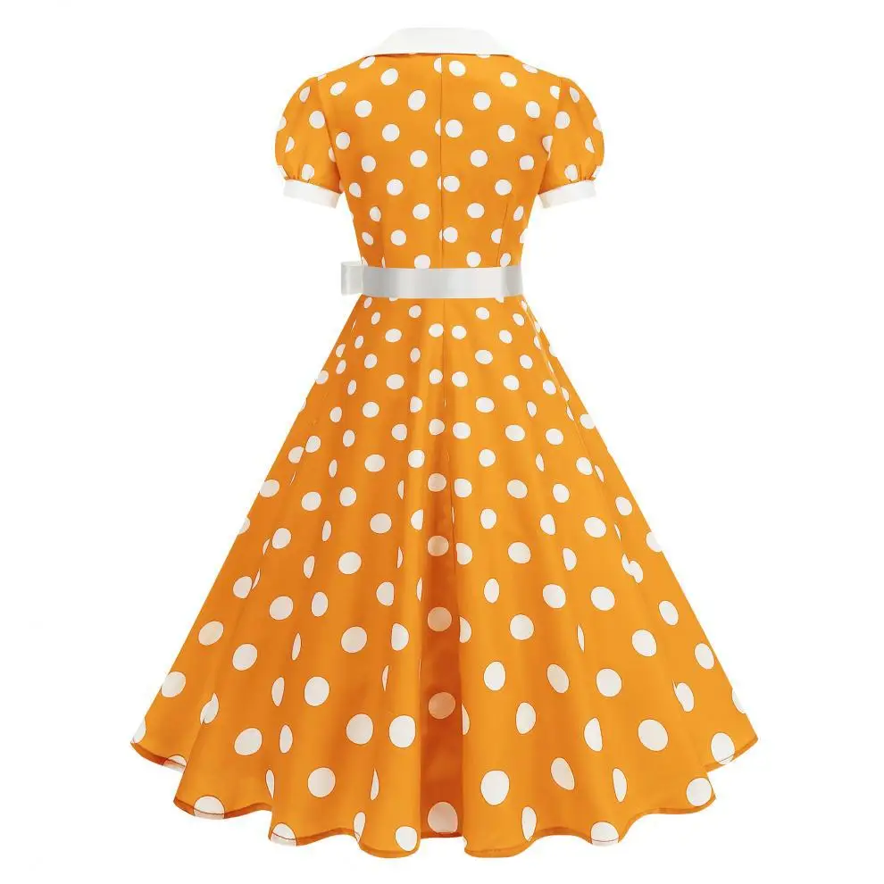 Vintage Polka Dot Summer Dress - Women'S Fashion Of The 60S บทวิจารณ์และราคา