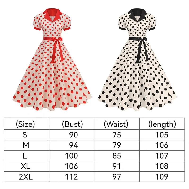 Vintage Polka Dot Summer Dress - Women'S Fashion Of The 60S บทวิจารณ์และราคา