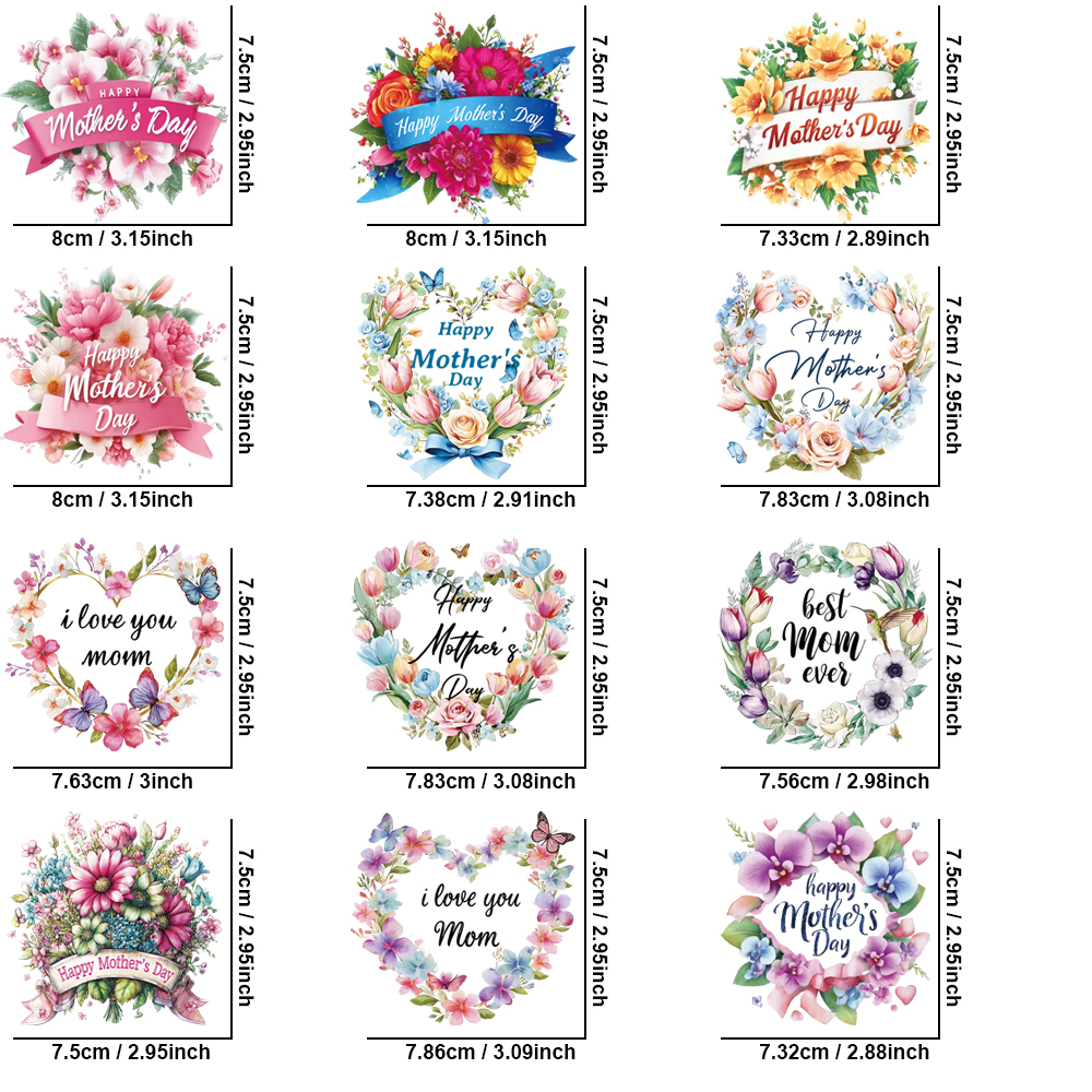 12-Piece Mother's Day Floral U - Women'S Fashion Labels บทวิจารณ์และราคา