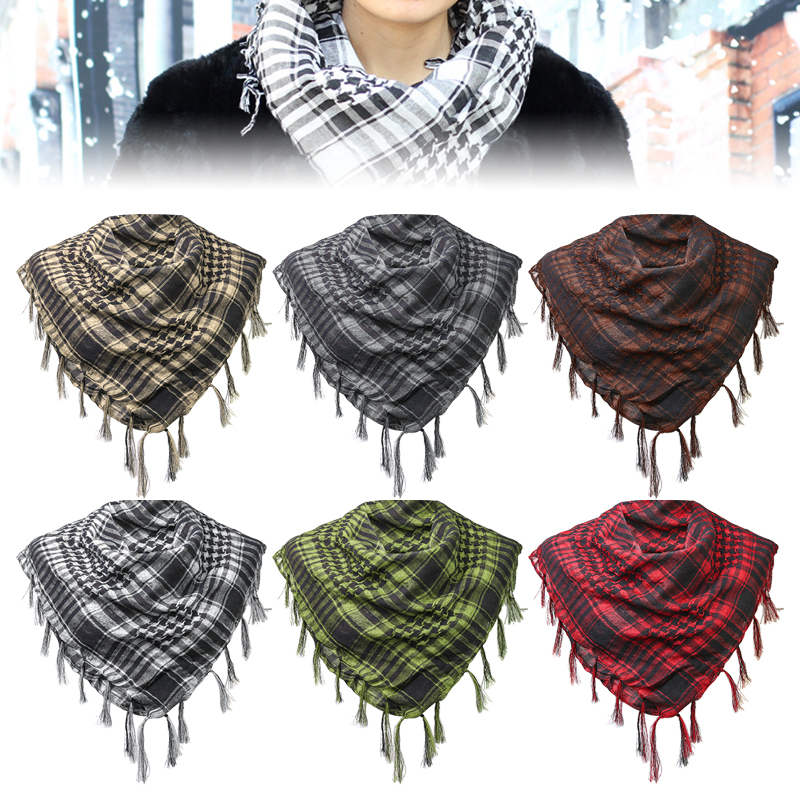 Houndstooth Scarf Plaid Hijab  - Women Fashion Gloves บทวิจารณ์และราคา