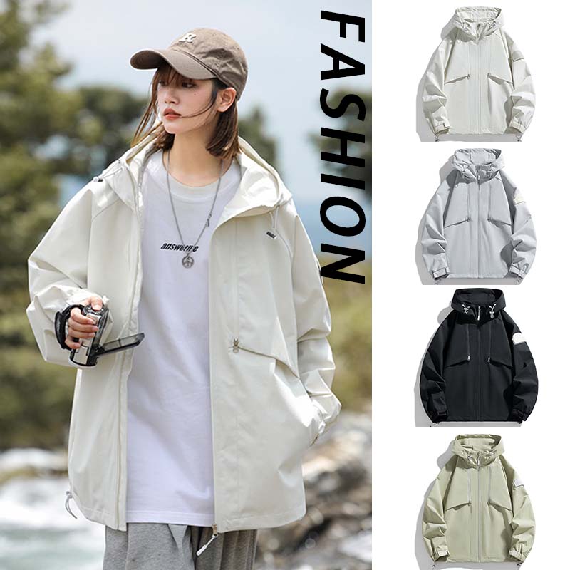 Women Spring Autumn Waterproof - Women'S Fashion Rain Jacket บทวิจารณ์และราคา