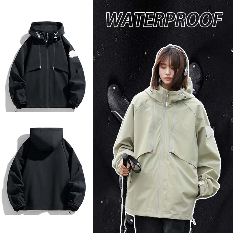 Women Spring Autumn Waterproof - Women'S Fashion Rain Jacket บทวิจารณ์และราคา
