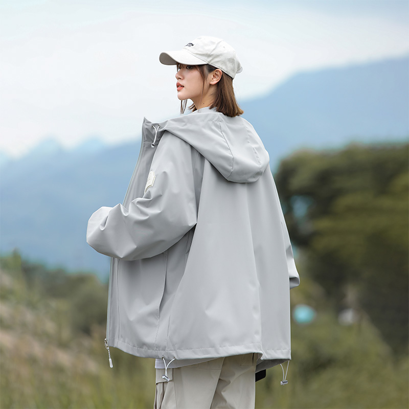 Women Spring Autumn Waterproof - Women'S Fashion Rain Jacket บทวิจารณ์และราคา