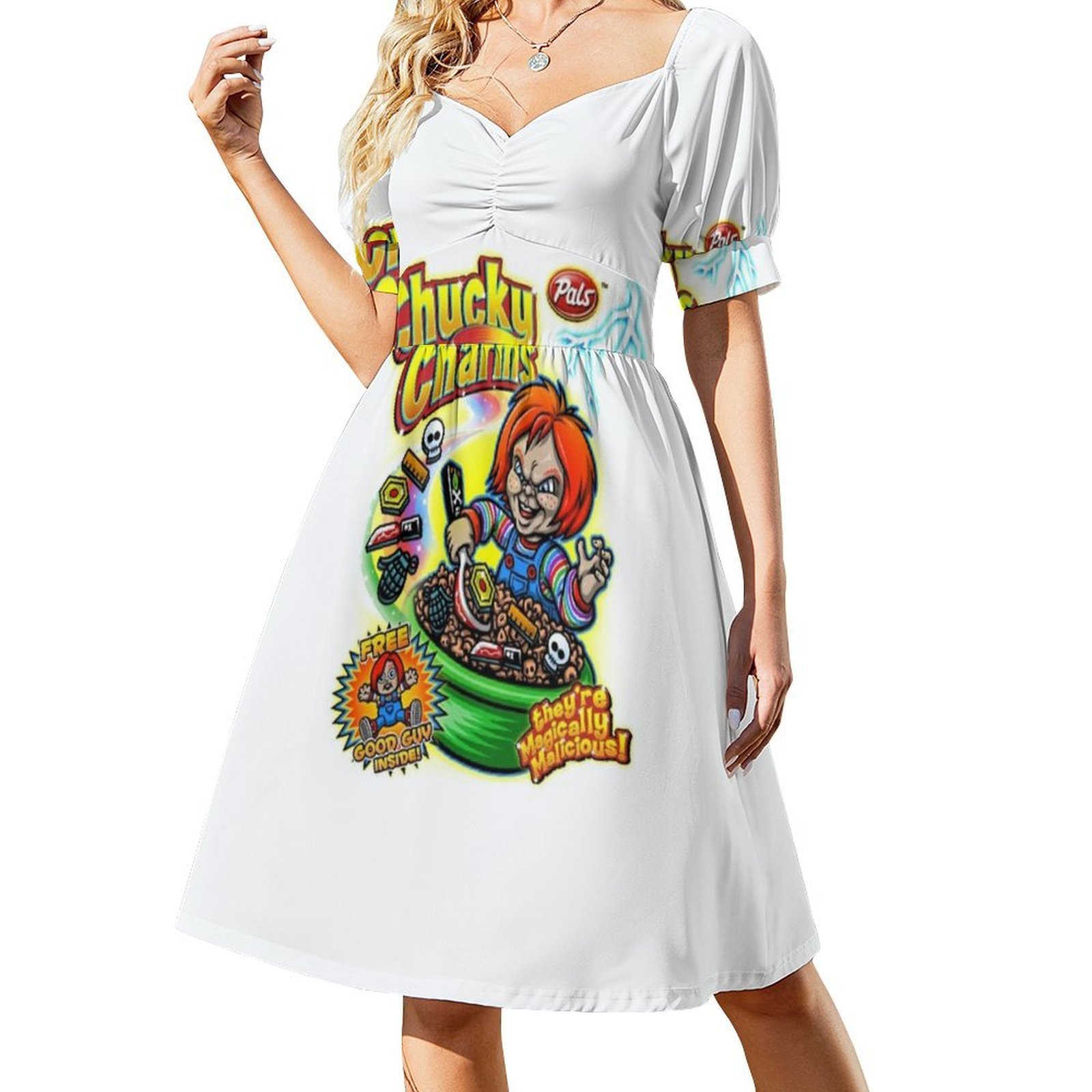 Chucky Charms Magically Malici - Women Fashion Gown บทวิจารณ์และราคา