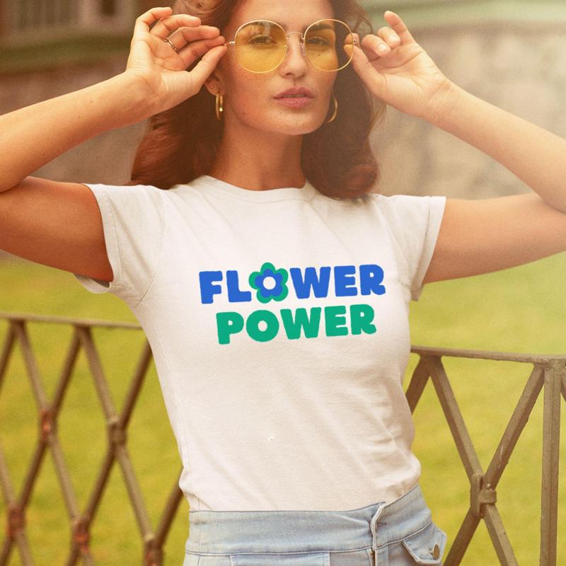 Flower Power T Shirt Hippie Fl - Women'S Fashion Of The 60S บทวิจารณ์และราคา