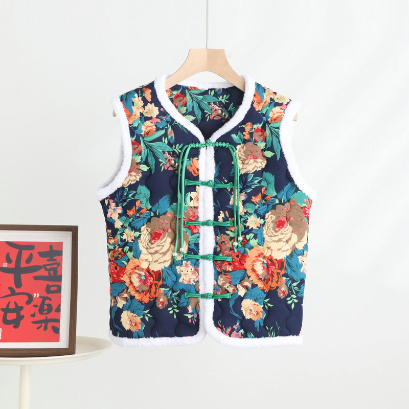 Plus size Chinese Style Knot b - Women'S Fashion Parka บทวิจารณ์และราคา