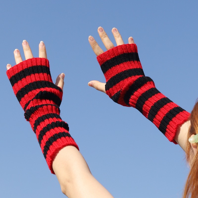Women's Knitted Fingerless Arm - Women Fashion Gloves บทวิจารณ์และราคา