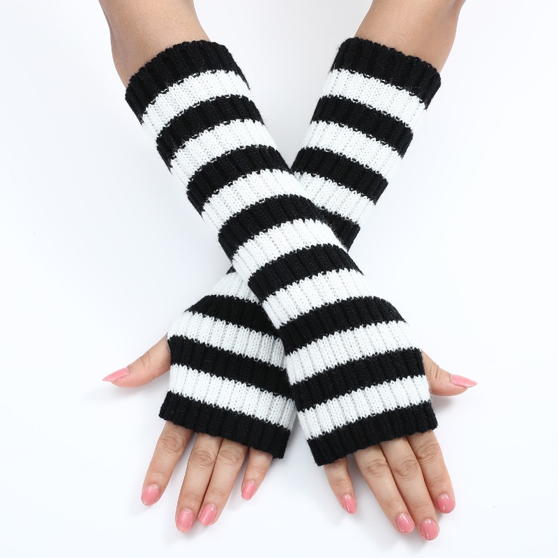 Women's Knitted Fingerless Arm - Women Fashion Gloves บทวิจารณ์และราคา