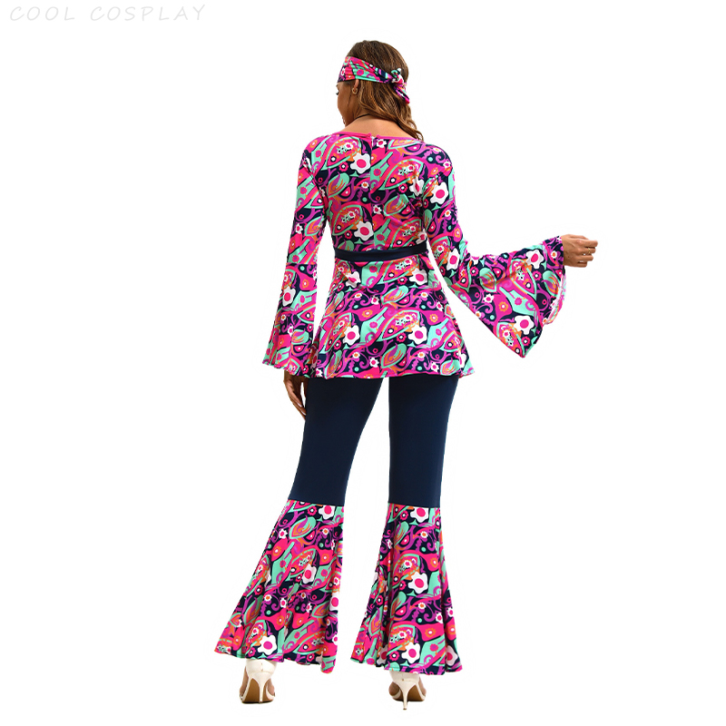 60s 70's Disco Costume for Wom - Women'S Fashion Of The 60S บทวิจารณ์และราคา
