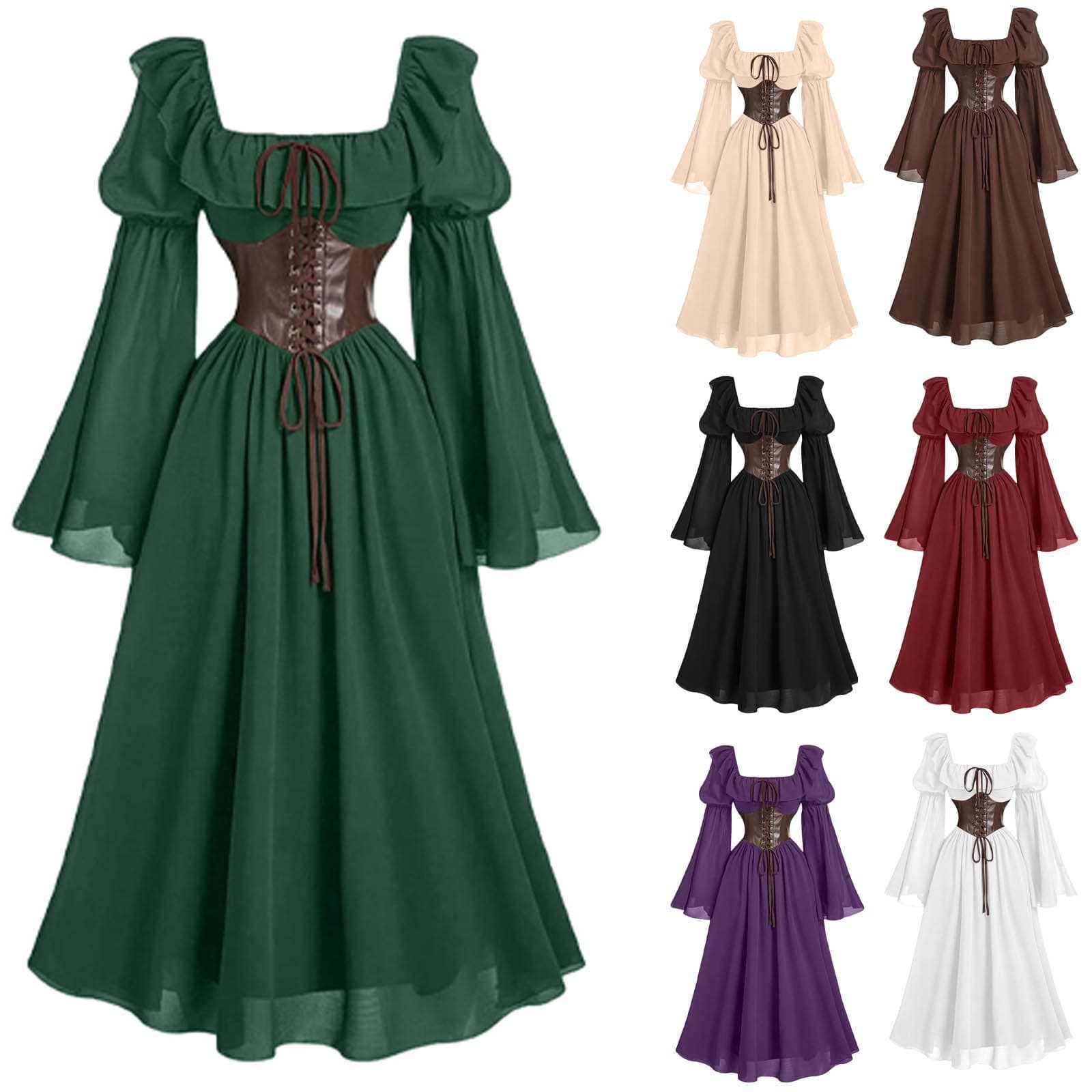 Renaissance Period Medieval Lo - Women'S Fashion Renaissance Period บทวิจารณ์และราคา