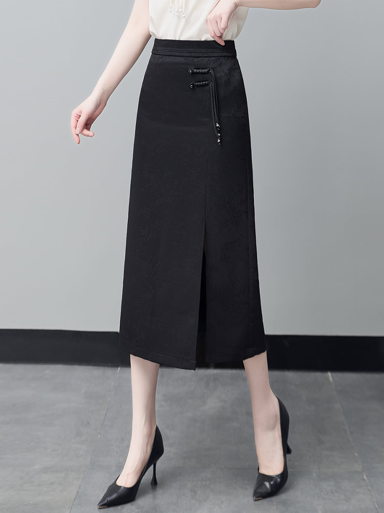 High Waist A-Line Midi Skirt W - A-Line Skirt Midi บทวิจารณ์และราคา