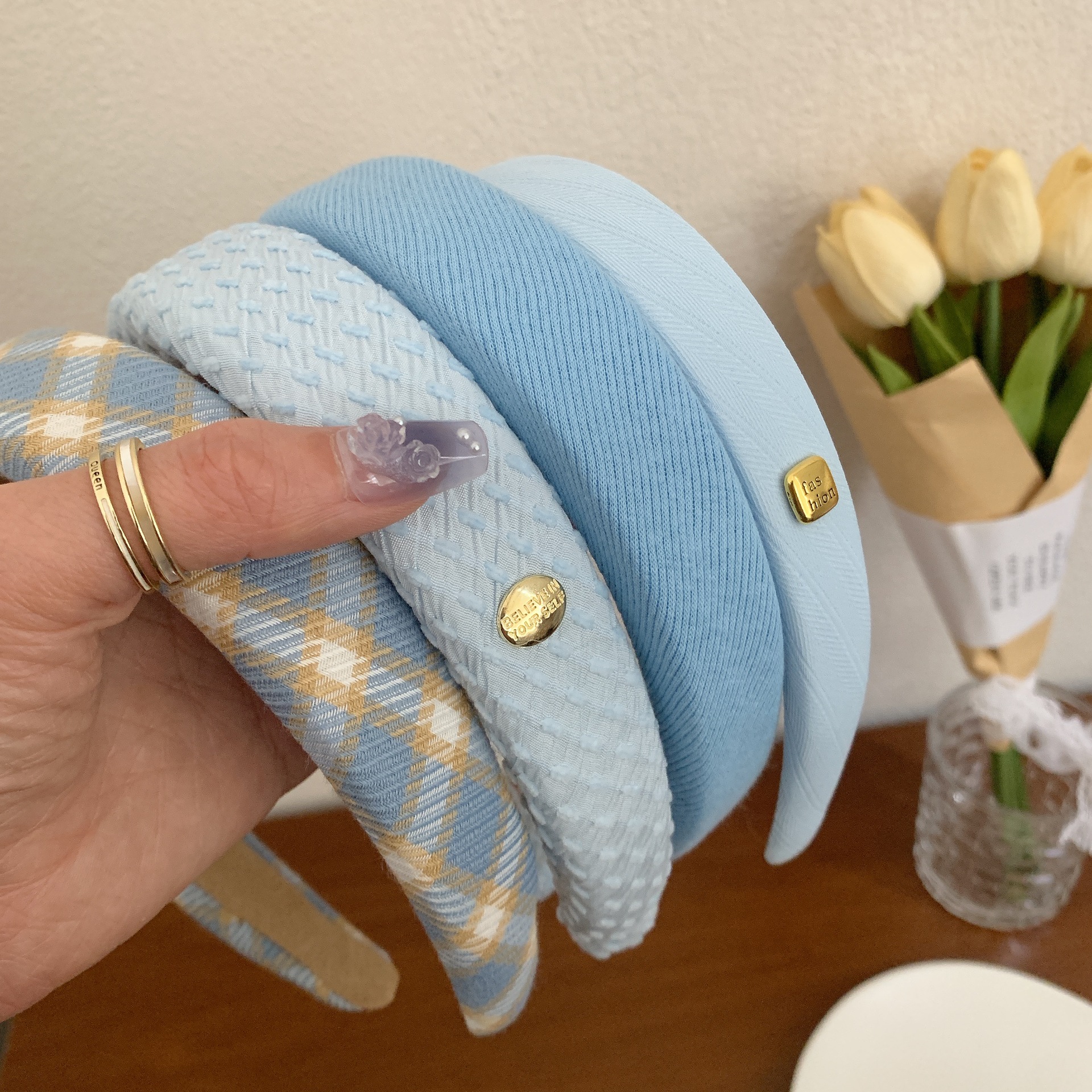 New Korean Style Sponge Headba - Women'S Fashion Labels บทวิจารณ์และราคา