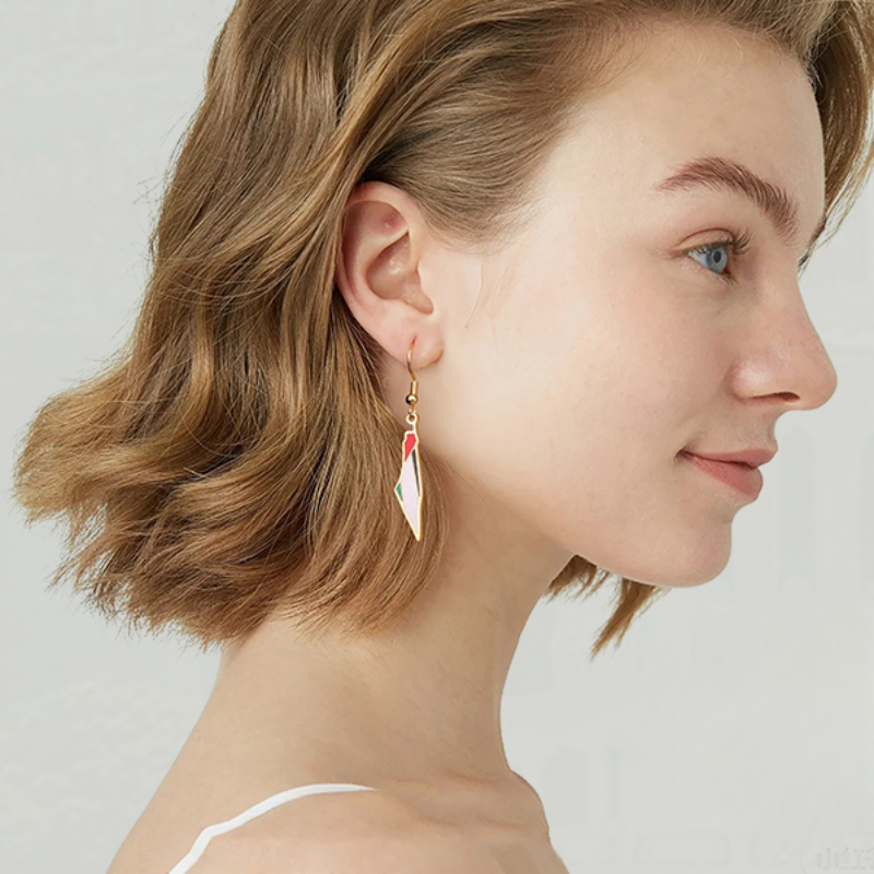 YILUOCD Palestine Map Drop Ear - Women'S Fashion Guide บทวิจารณ์และราคา