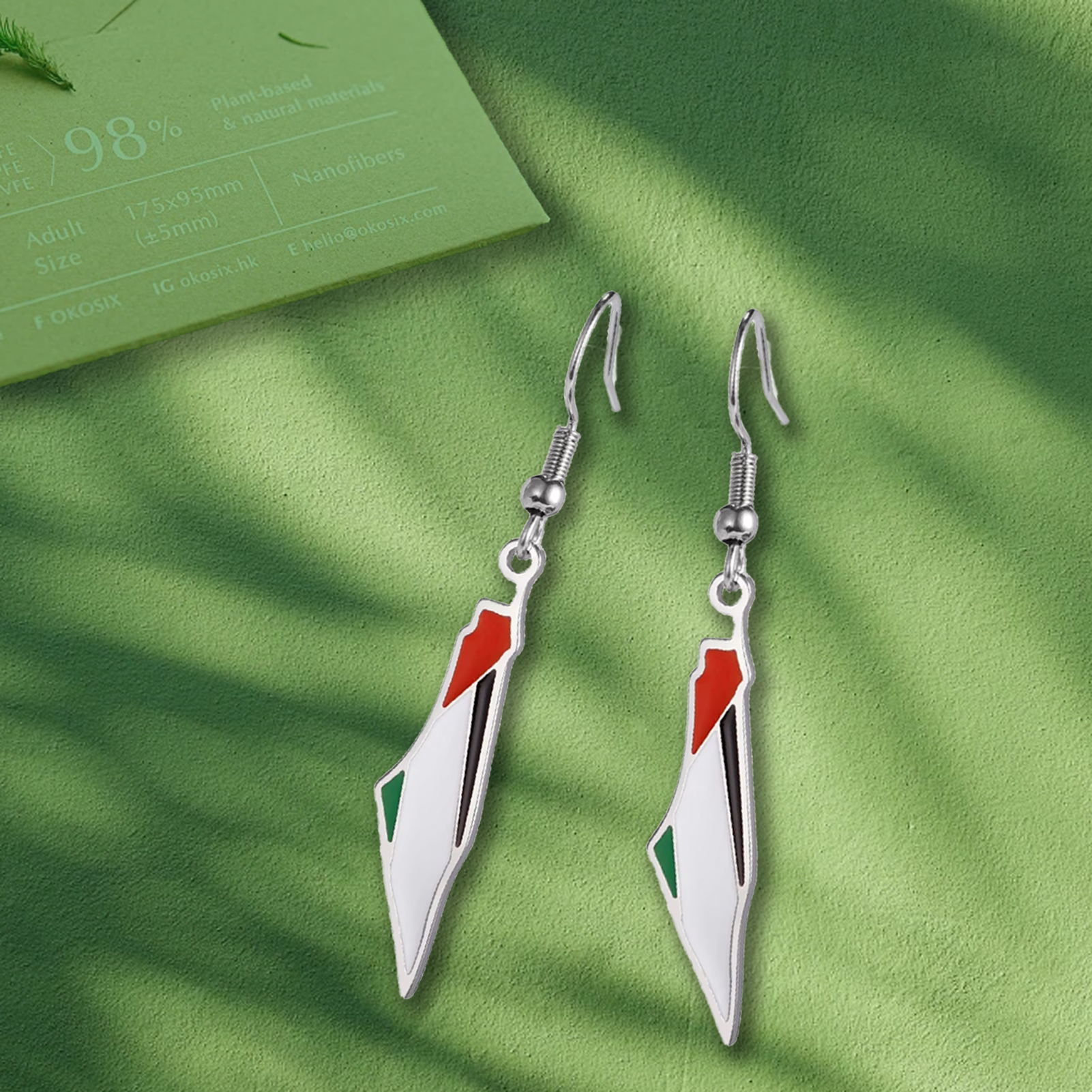 YILUOCD Palestine Map Drop Ear - Women'S Fashion Guide บทวิจารณ์และราคา