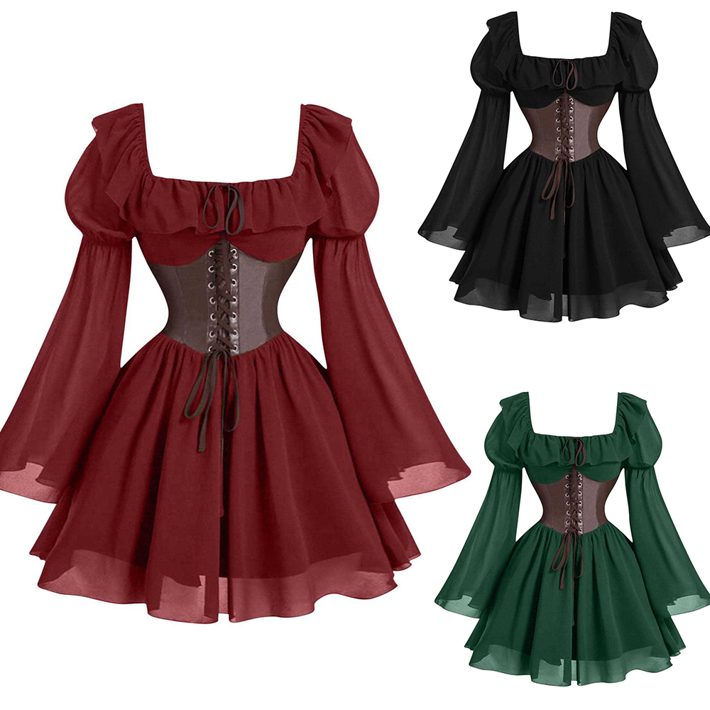 Renaissance Period Medieval Ne - Women'S Fashion Renaissance Period บทวิจารณ์และราคา
