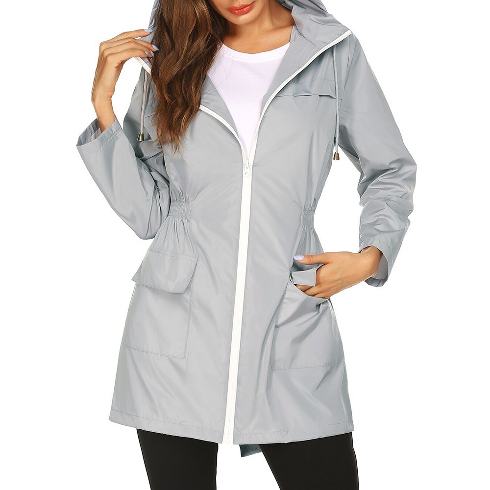 Women Fashion All Seasons Outd - Women'S Fashion Rain Jacket บทวิจารณ์และราคา