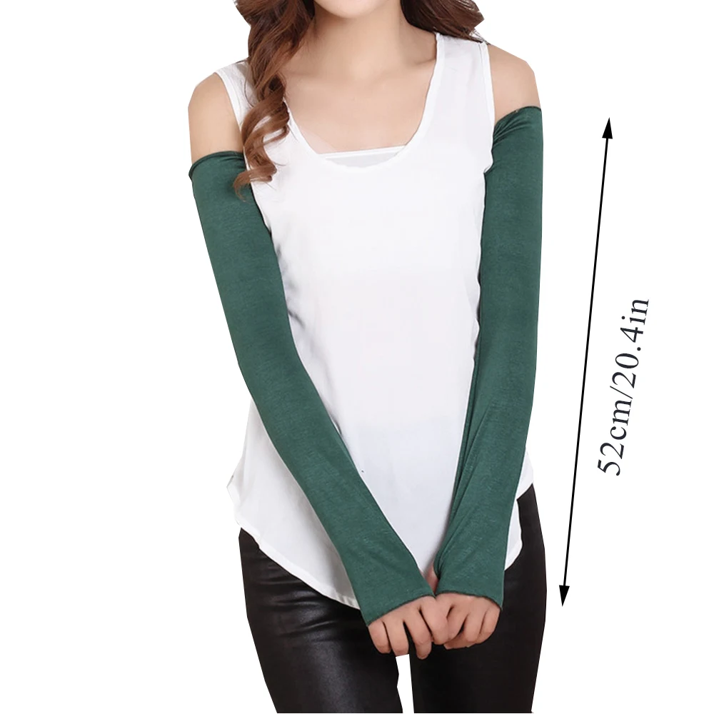 Anti UV Sun Protection Arm Sle - Women Fashion Gloves บทวิจารณ์และราคา