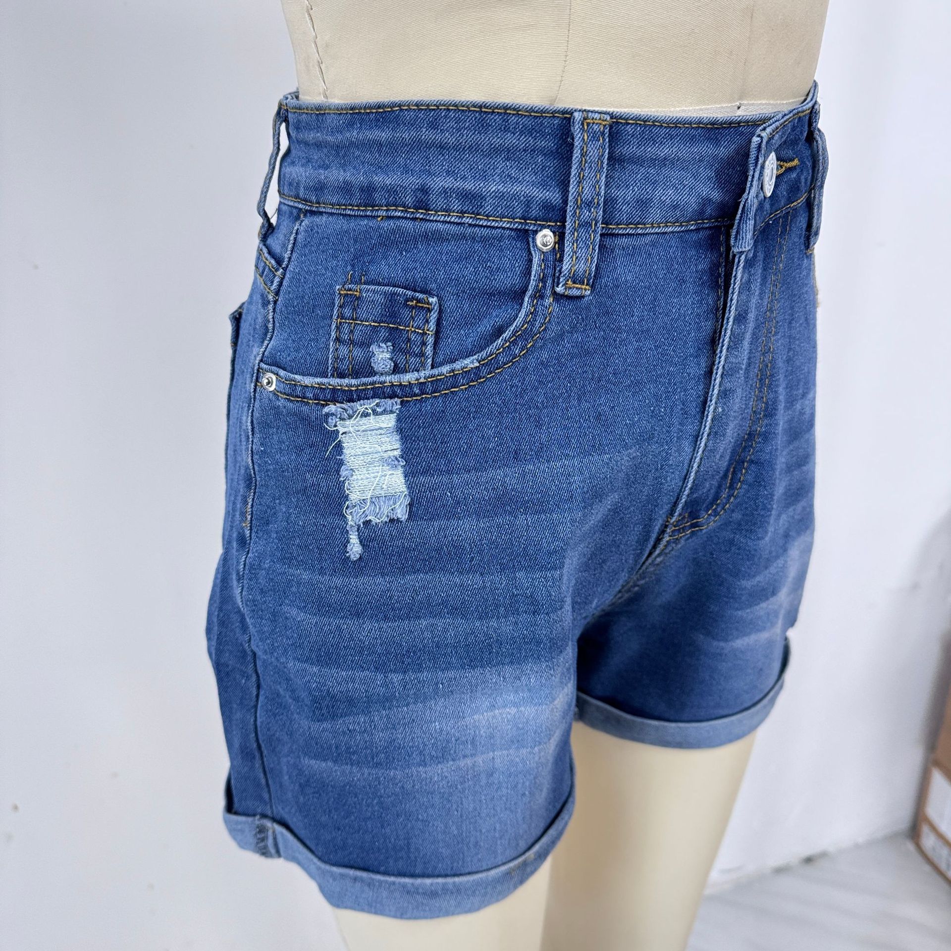 Shorts Jeans Women Streetwear  - Women'S Fashion Trousers บทวิจารณ์และราคา
