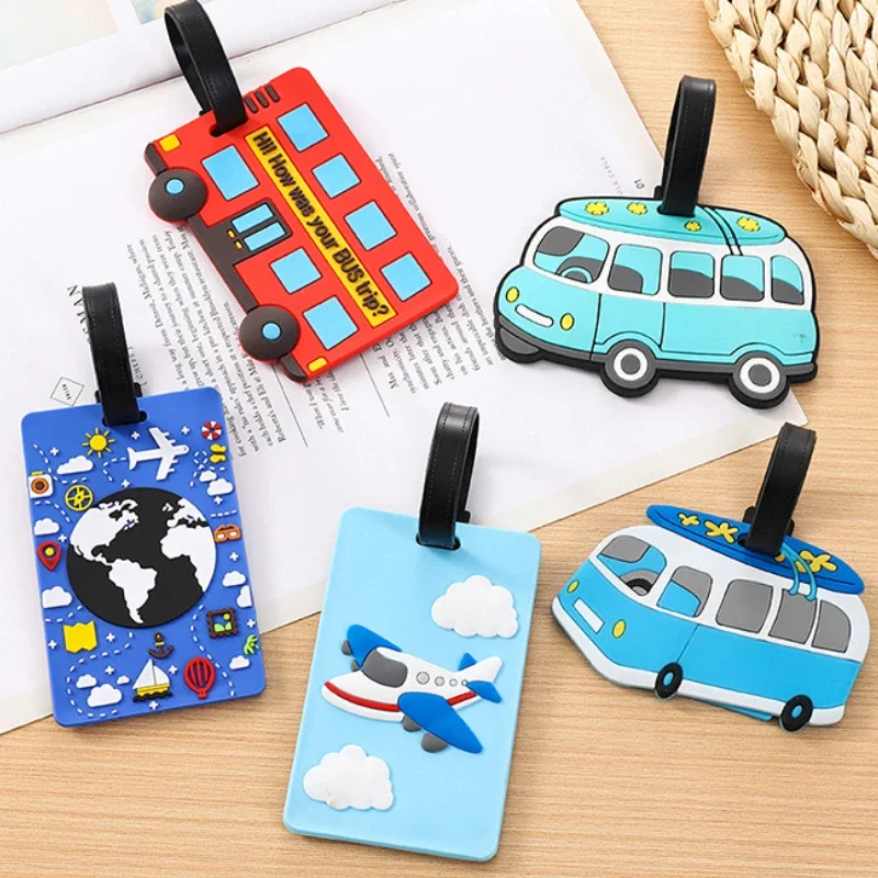 2024 PVC Cute Luggage Tags Tra - Women'S Fashion Labels บทวิจารณ์และราคา