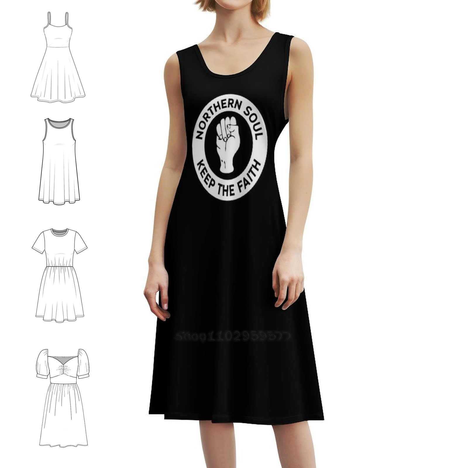 Northern Soul-Keep The Faith B - Women Fashion Gown บทวิจารณ์และราคา