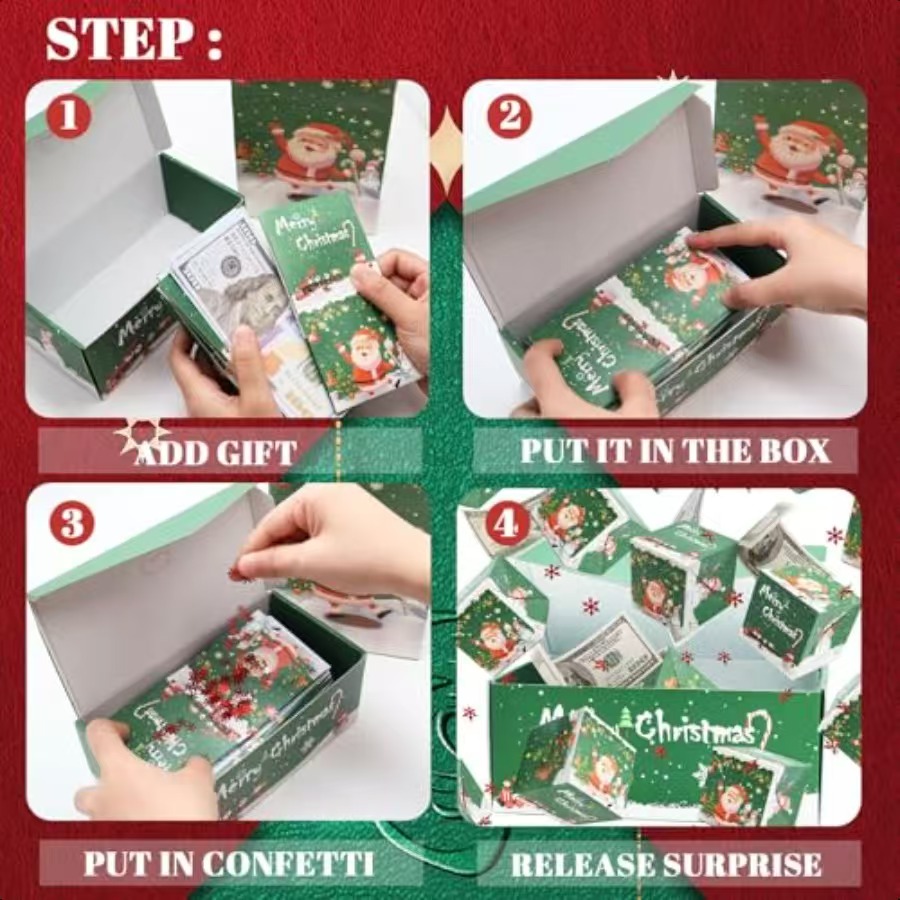 Christmas Surprise 6 8 12 20 B - Women'S Fashion Gifts บทวิจารณ์และราคา