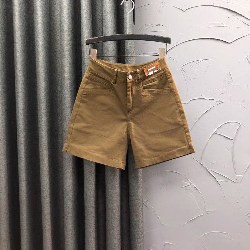 High waisted label denim short - Women'S Fashion Labels บทวิจารณ์และราคา