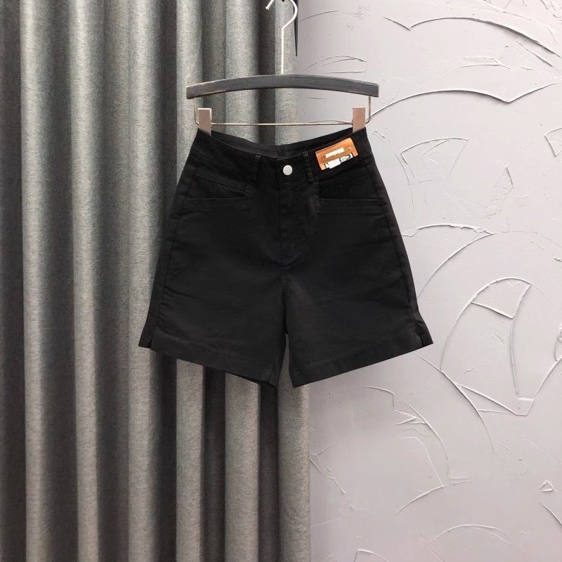 High waisted label denim short - Women'S Fashion Labels บทวิจารณ์และราคา