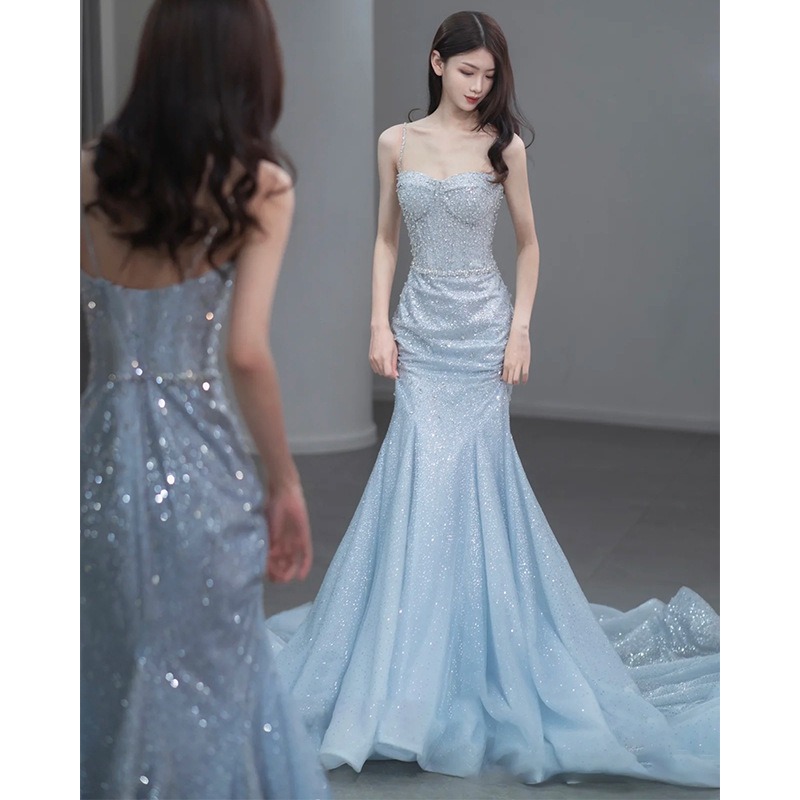 2026 Women's Blue Sexy Strap S - Women'S Fashion Middle Ages บทวิจารณ์และราคา
