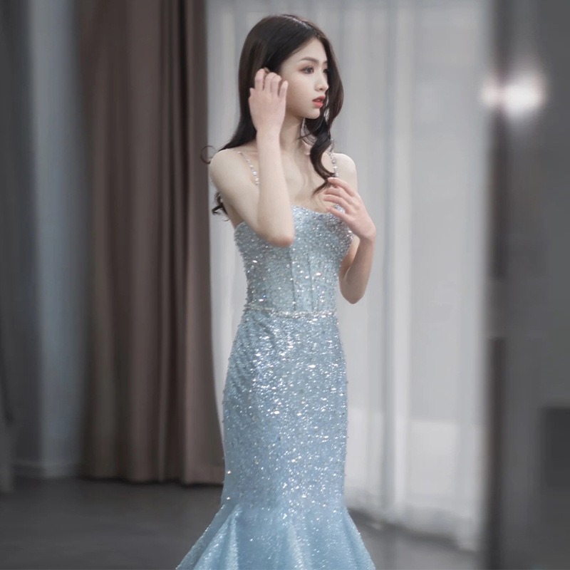 2026 Women's Blue Sexy Strap S - Women'S Fashion Middle Ages บทวิจารณ์และราคา
