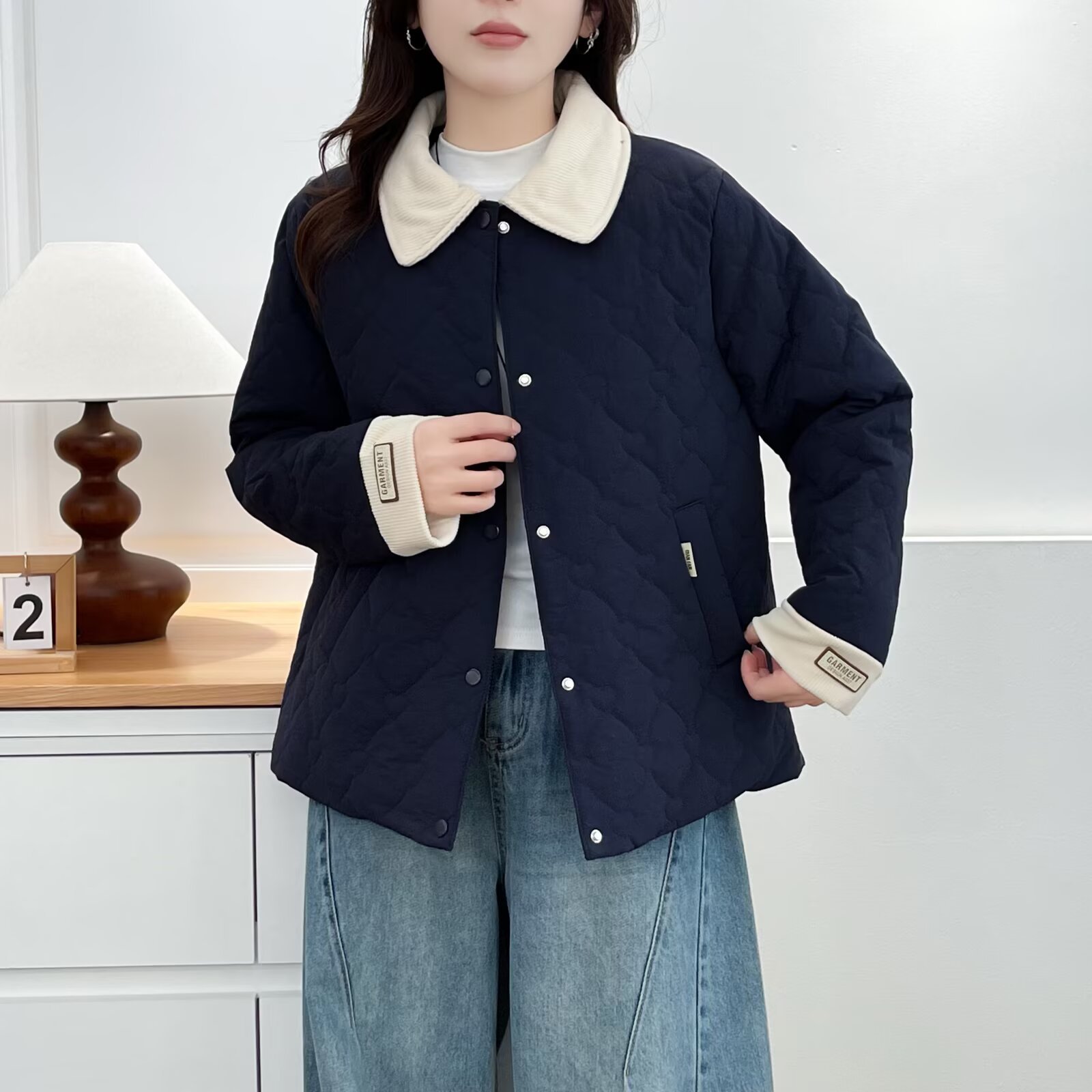 XXXXL Fashion Plus Size Woman  - Women'S Fashion Parka บทวิจารณ์และราคา