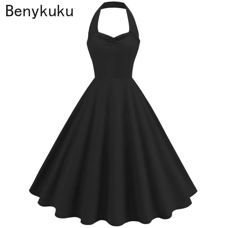 Solid Backless Pin Up 50s 60s  - Women'S Fashion Of The 60S บทวิจารณ์และราคา