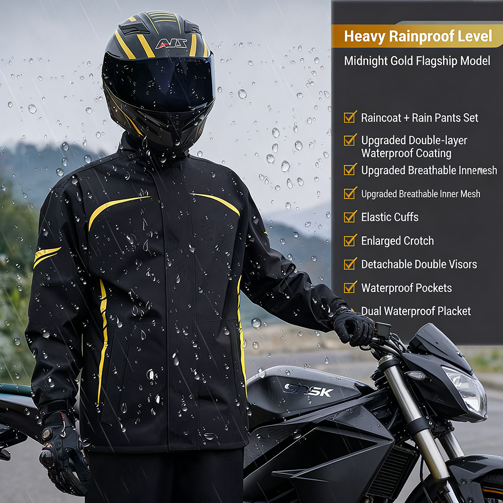 Motorcycle Rain Suit Men Women - Women'S Fashion Rain Jacket บทวิจารณ์และราคา