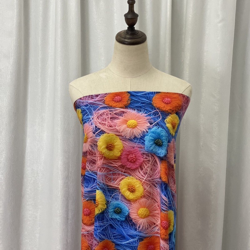 60S Silk Cotton Digital Print  - Women'S Fashion Of The 60S บทวิจารณ์และราคา