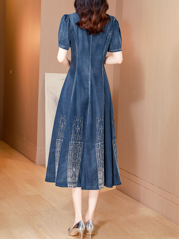 TIYIHAILEY-Long Mid-Calf Short - Women'S Fashion Middle Ages บทวิจารณ์และราคา