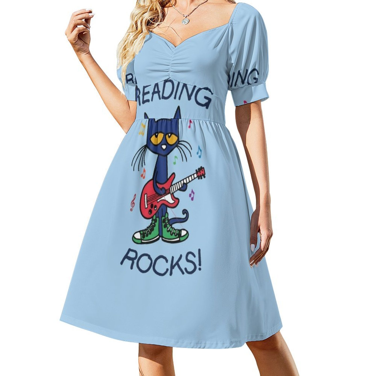 Reading Rocks ! Boho Chic Dres - Women Fashion Gown บทวิจารณ์และราคา
