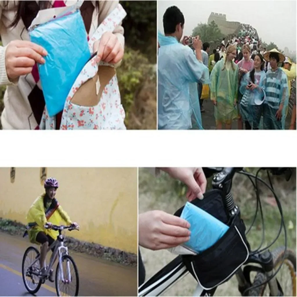 5/10PC Disposable Raincoat Adu - Women'S Fashion Rain Jacket บทวิจารณ์และราคา