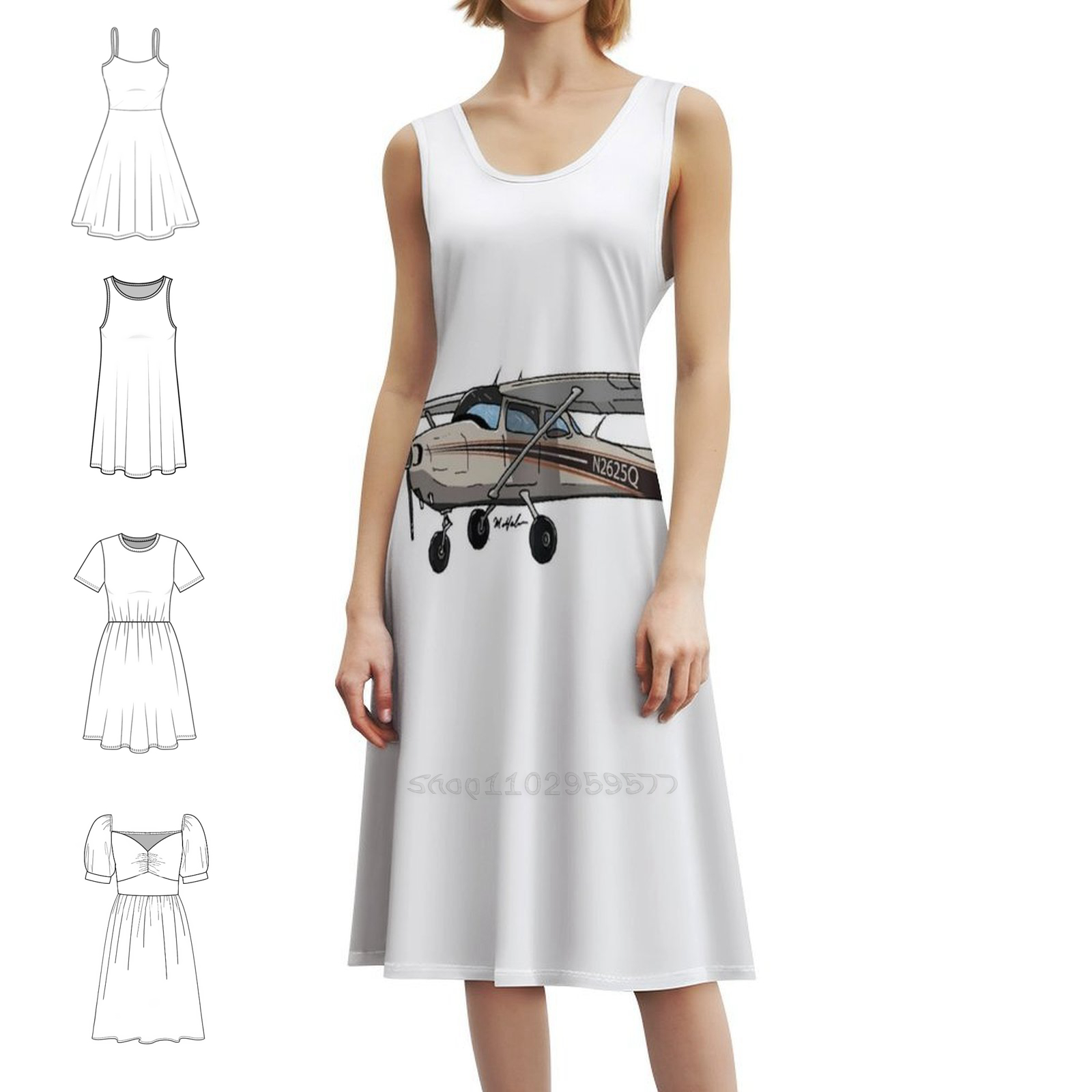 Cessna 182K N2625Q Boho Chic D - Women Fashion Gown บทวิจารณ์และราคา