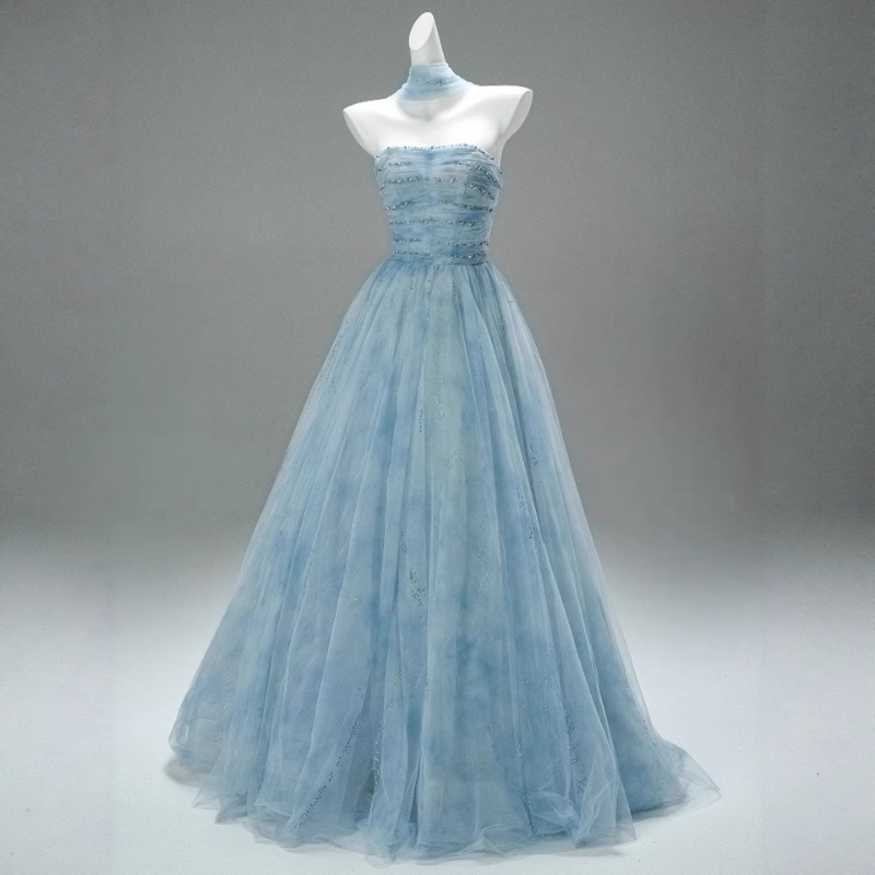 2026 Women's New Blue Sexy Str - Women'S Fashion Middle Ages บทวิจารณ์และราคา