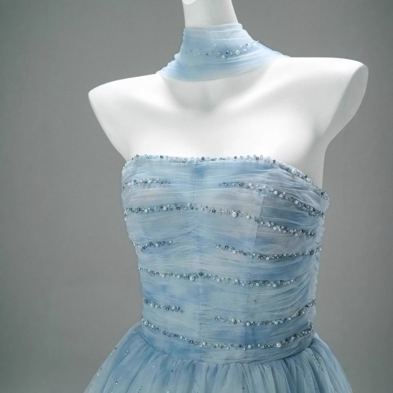 2026 Women's New Blue Sexy Str - Women'S Fashion Middle Ages บทวิจารณ์และราคา