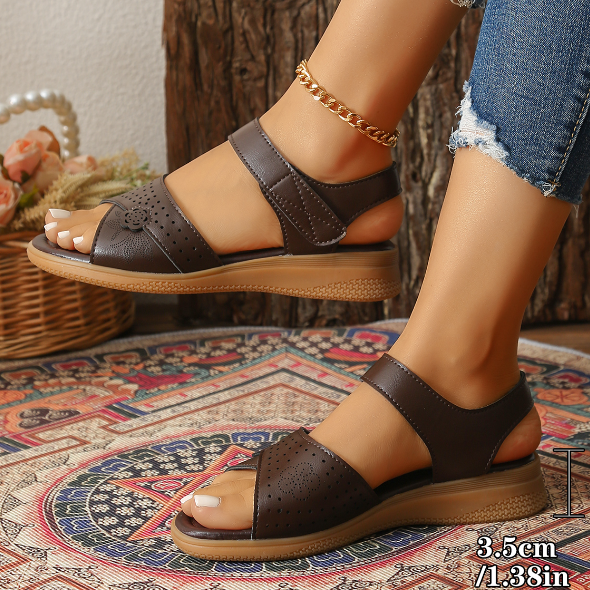 Women Summer Soft Soles Middle - Women'S Fashion Middle Ages บทวิจารณ์และราคา