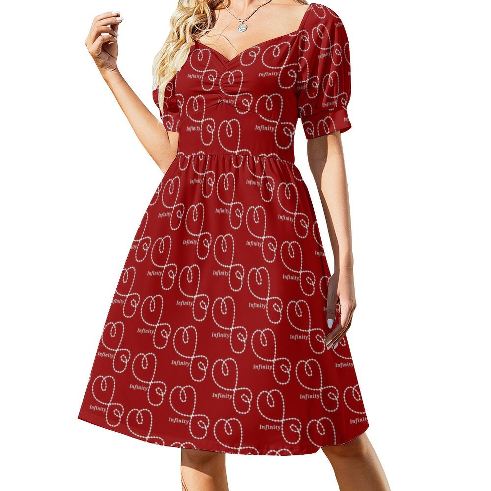 Infinity Love Boho Chic Dress  - Women Fashion Gown บทวิจารณ์และราคา