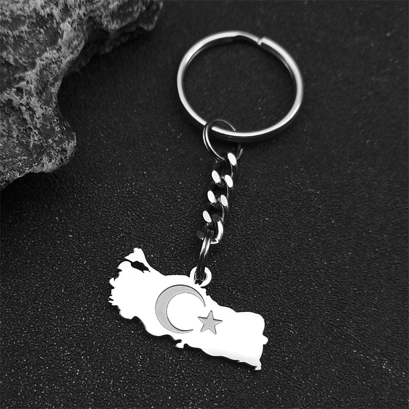 Ethnic Turkey Map Flag Keyring - Women'S Fashion Guide บทวิจารณ์และราคา